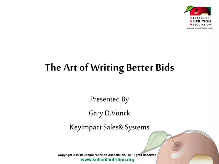 the art of writing better bids