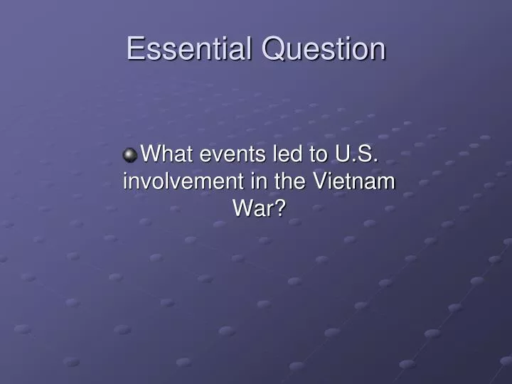 essential question