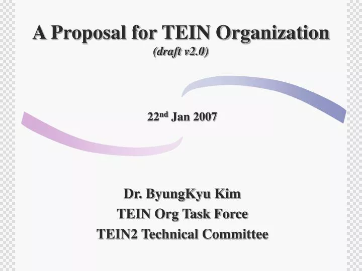 a proposal for tein organization draft v2 0