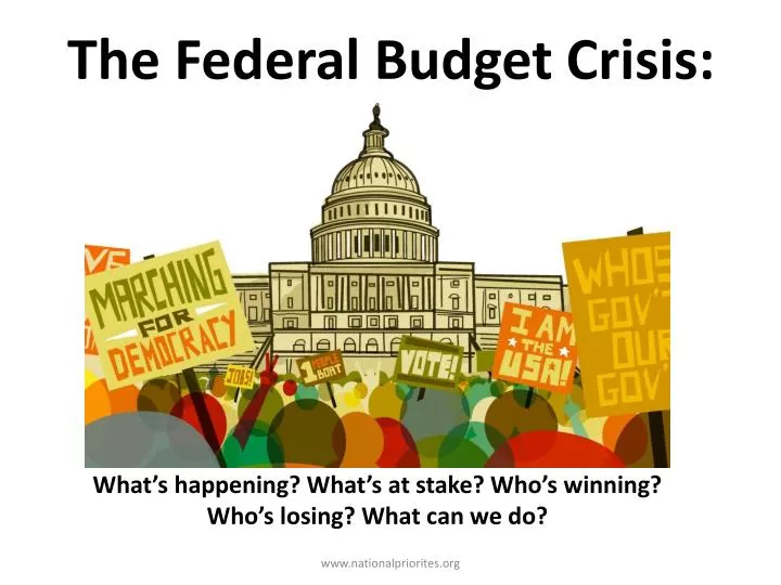the federal budget crisis