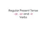 Understanding Regular Spanish Verbs: -ar, -er, and -ir Conjugations - slide 1
