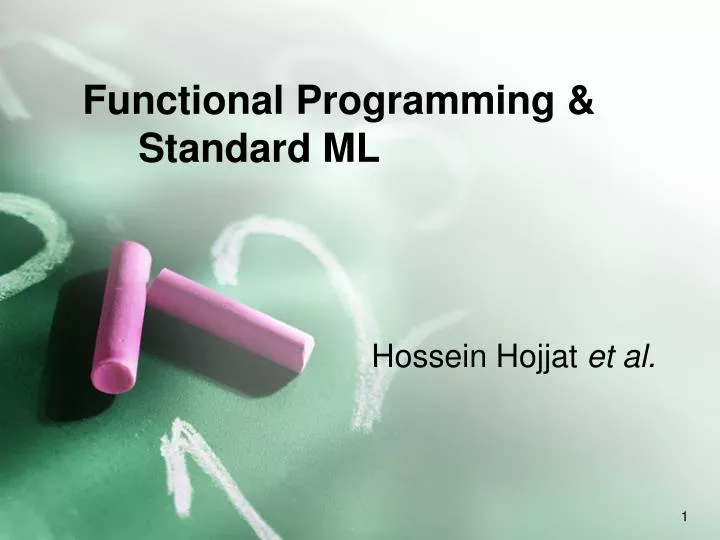 functional programming standard ml