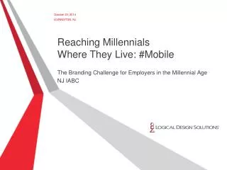 Reaching Millennials Where They Live: #Mobile