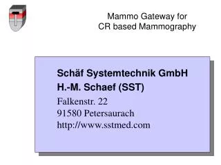 Mammo Gateway for CR based Mammography