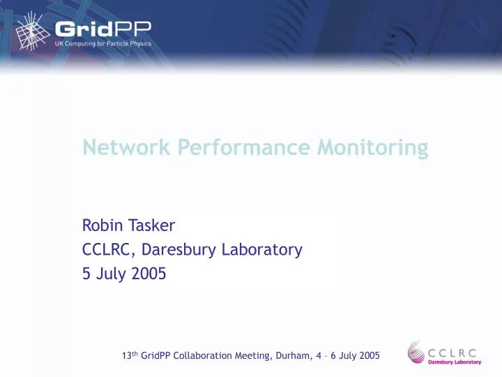 network performance monitoring