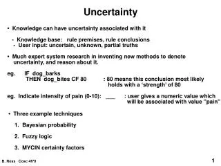 Uncertainty