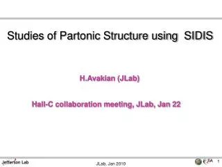 Studies of Partonic Structure using SIDIS