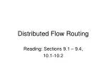 PPT - Distributed Flow Routing PowerPoint Presentation, free download ...