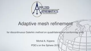 Adaptive mesh refinement