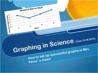 Graphing in Science (Tues 15.09.2014)