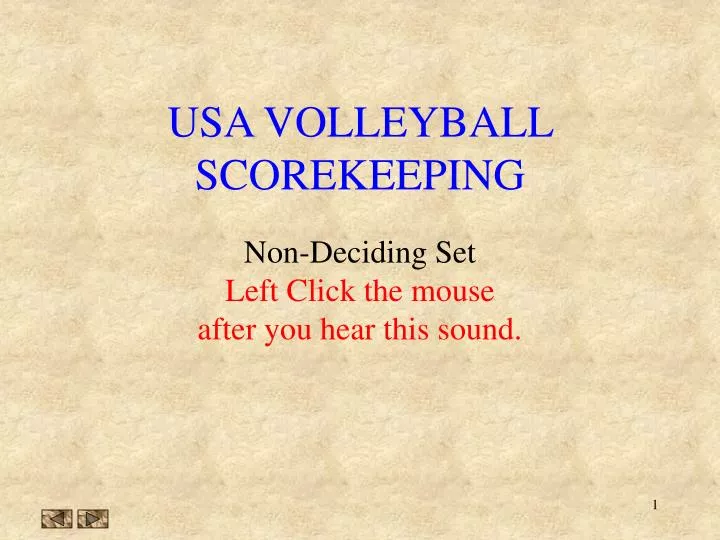 usa volleyball scorekeeping