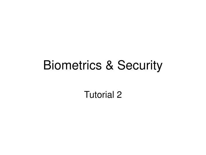 biometrics security