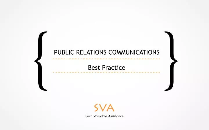 public relations communications b est practice