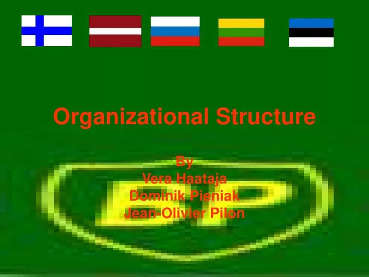 organizational structure