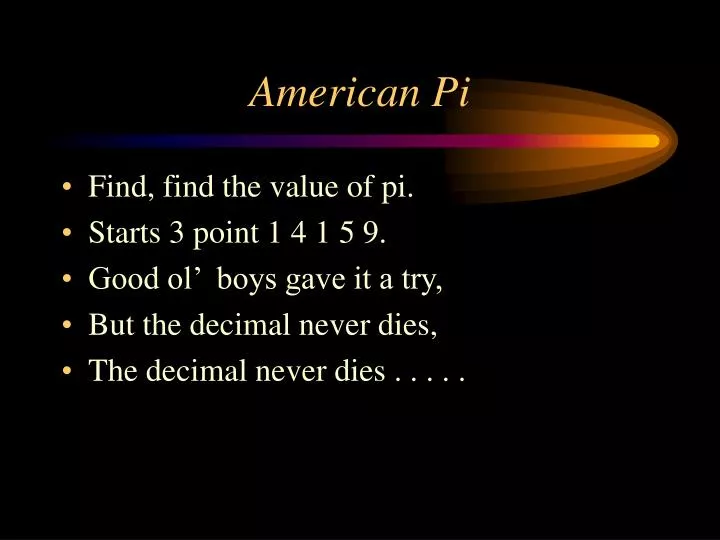 american pi