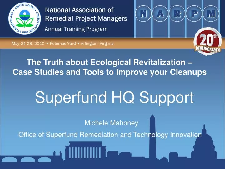 the truth about ecological revitalization case studies and tools to improve your cleanups