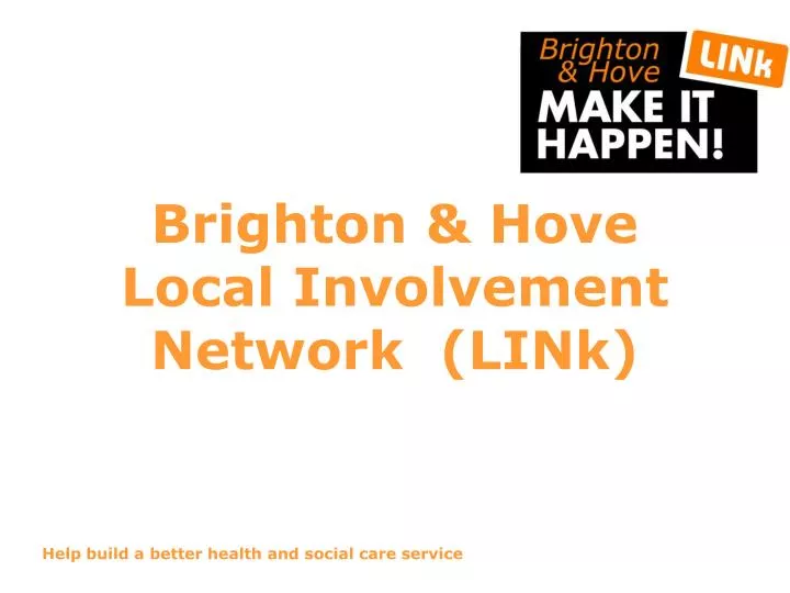 brighton hove local involvement network link