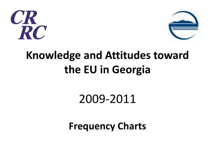 knowledge and attitudes toward the eu in georgia 2009 2011 frequency charts