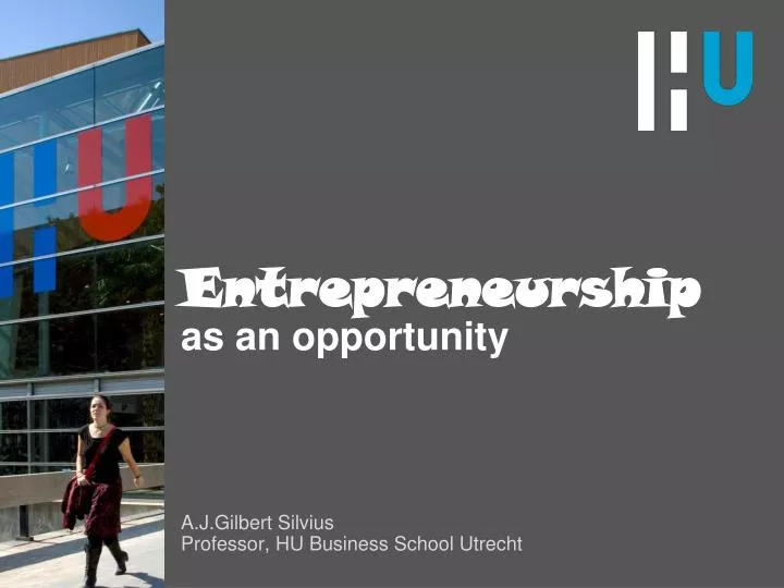 entrepreneurship as an opportunity
