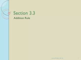 Section 3.3