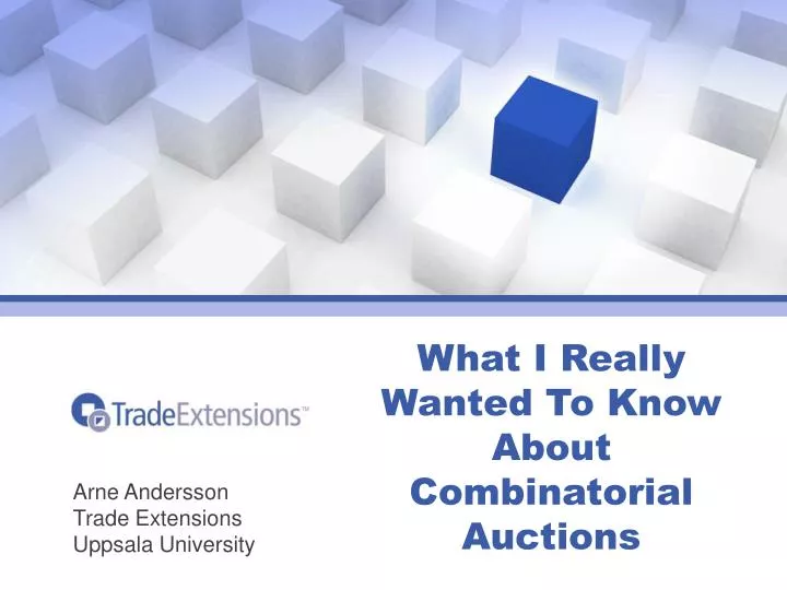 what i really wanted to know about combinatorial auctions