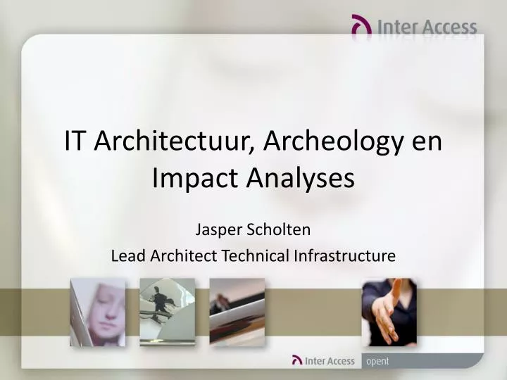 it architectuur archeology en impact analyses