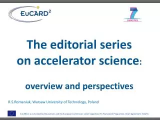 The editorial series on accelerator science : overview and perspectives