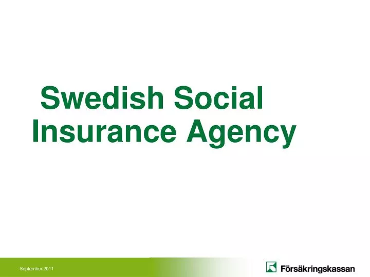 swedish social insurance agency