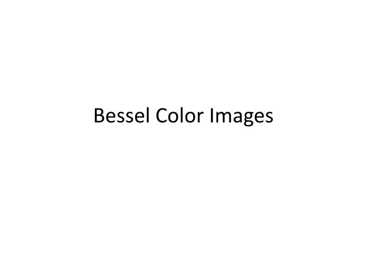 bessel color images