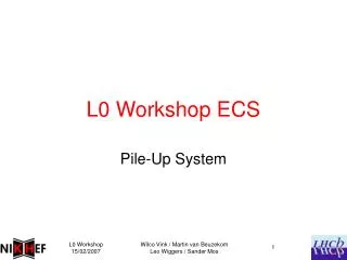 L0 Workshop ECS