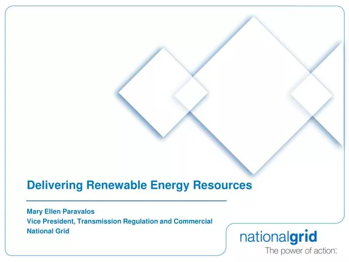 delivering renewable energy resources