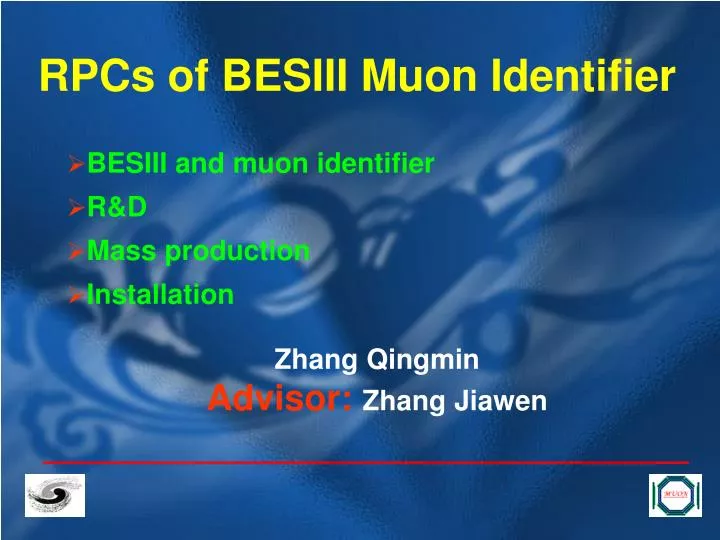 rpcs of besiii muon identifier