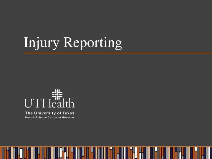 injury reporting