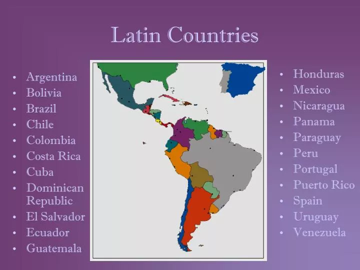 latin countries