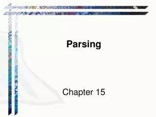 Parsing