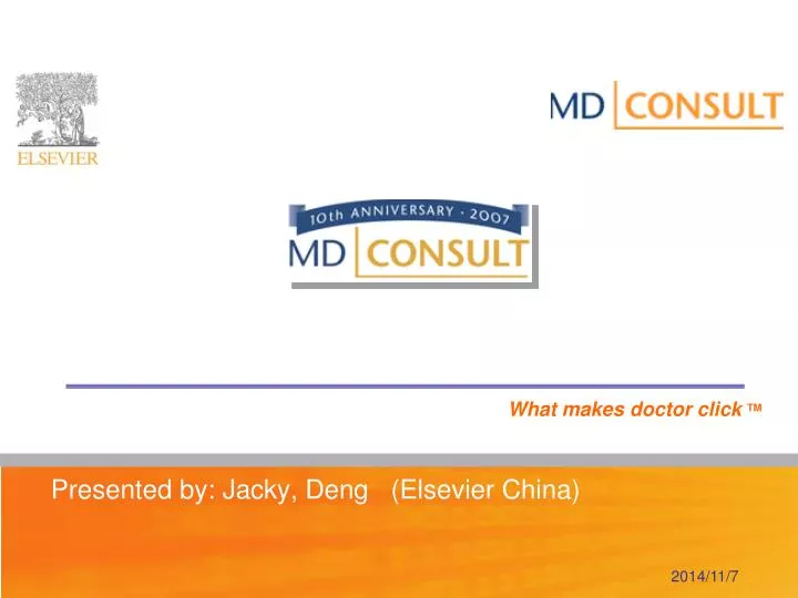 presented by jacky deng elsevier china