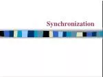 Synchronization - slide 1