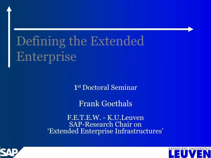 defining the extended enterprise