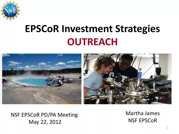 epscor investment strategies outreach