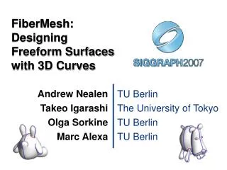 FiberMesh: Designing Freeform Surfaces with 3D Curves