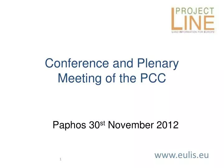 conference and plenary meeting of the pcc
