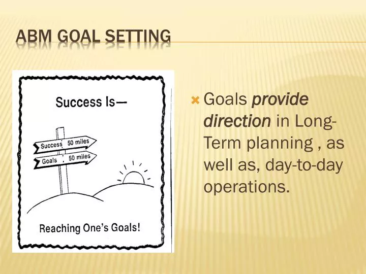 abm goal setting