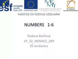 numbers 1 6