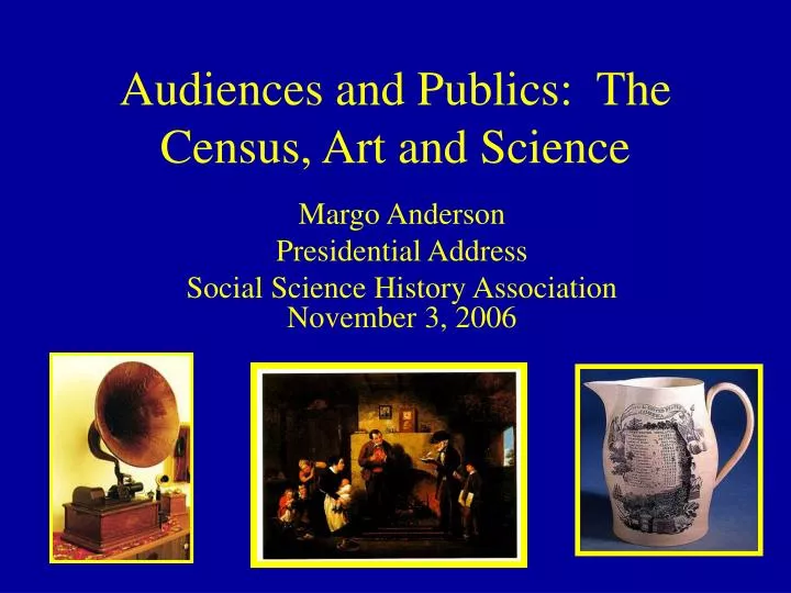 audiences and publics the census art and science
