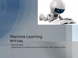 Machine Learning BITS F464