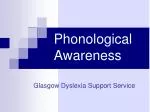 Phonological Awareness - slide 1