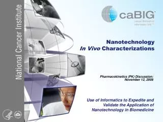 Nanotechnology In Vivo Characterizations