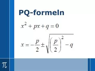 pq formeln