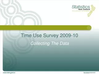 Time Use Survey 2009-10