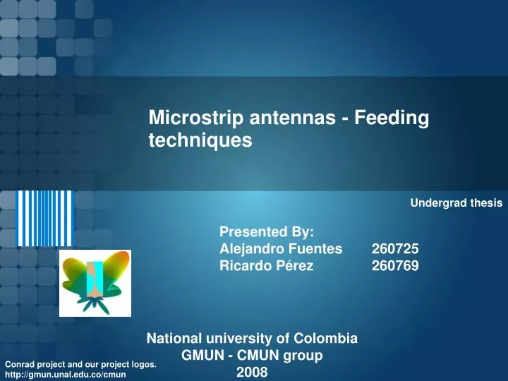 microstrip antennas feeding techniques